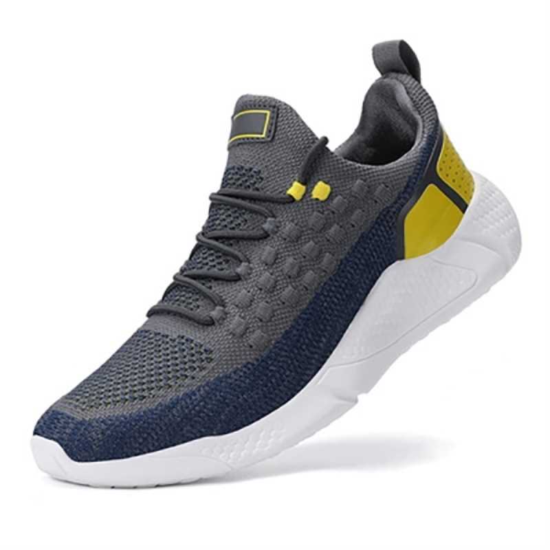 Men Shoes Men Mesh Breathable Sneaker Comfortable Soft Sole Outdoor Casual Shoes Shock Absorption Running Shoes